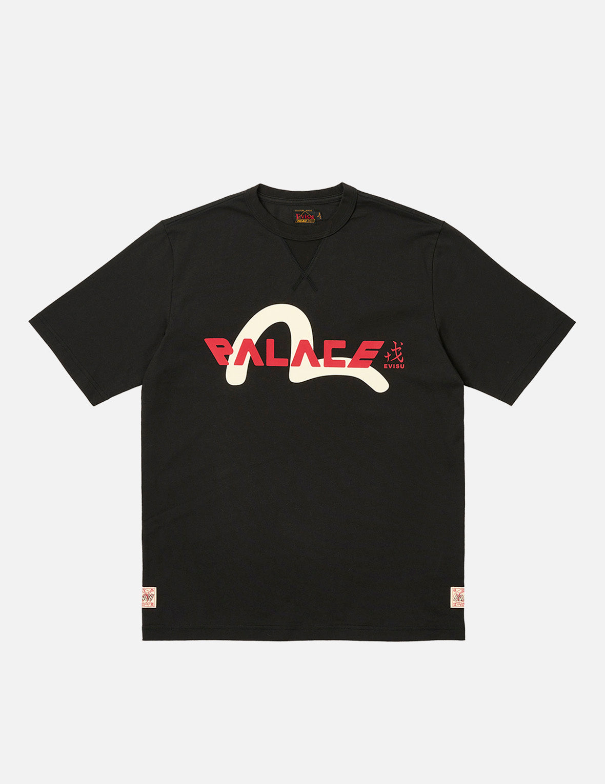 PALACE EVISU Contrasting Logo Print Regular Fit T-shirt